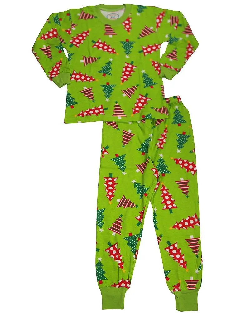 Sara's Prints Boys Girls Unisex Kids Long Sleeve 2 Piece Pajama Set, 37949