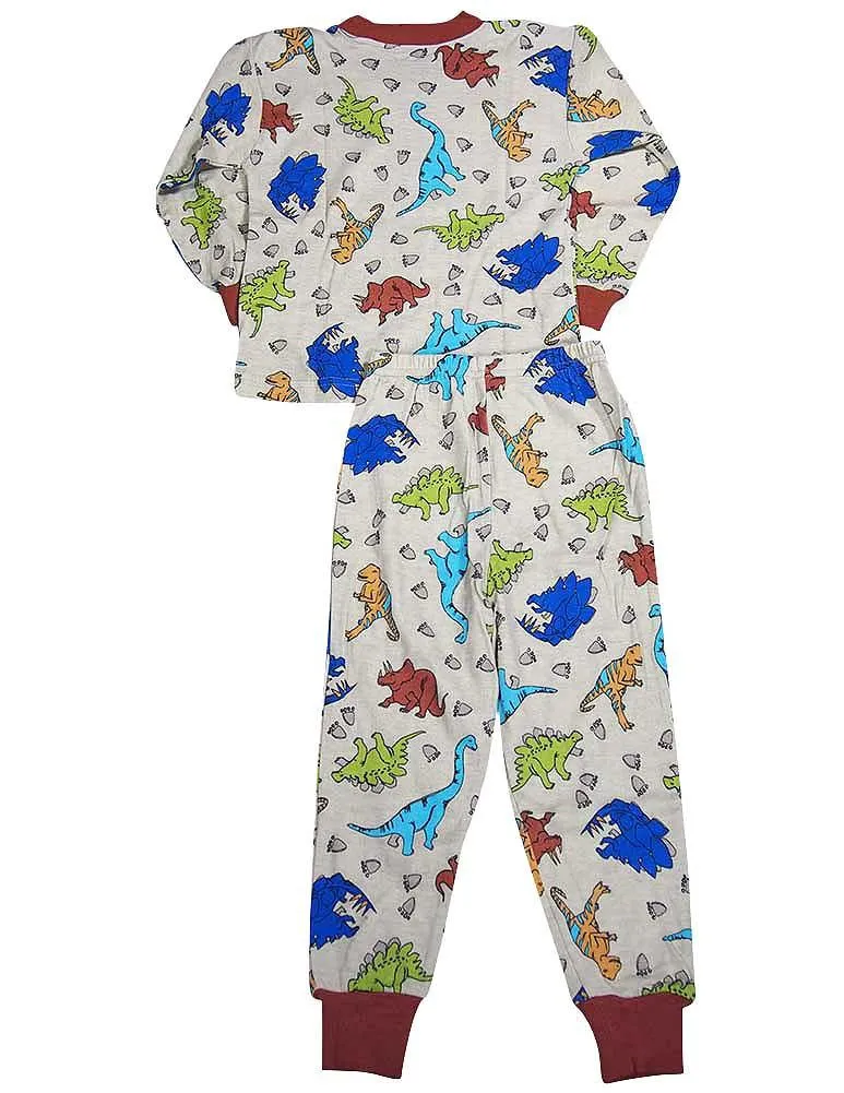 Sara's Prints Boys Girls Unisex Kids Long Sleeve 2 Piece Pajama Set, 37949