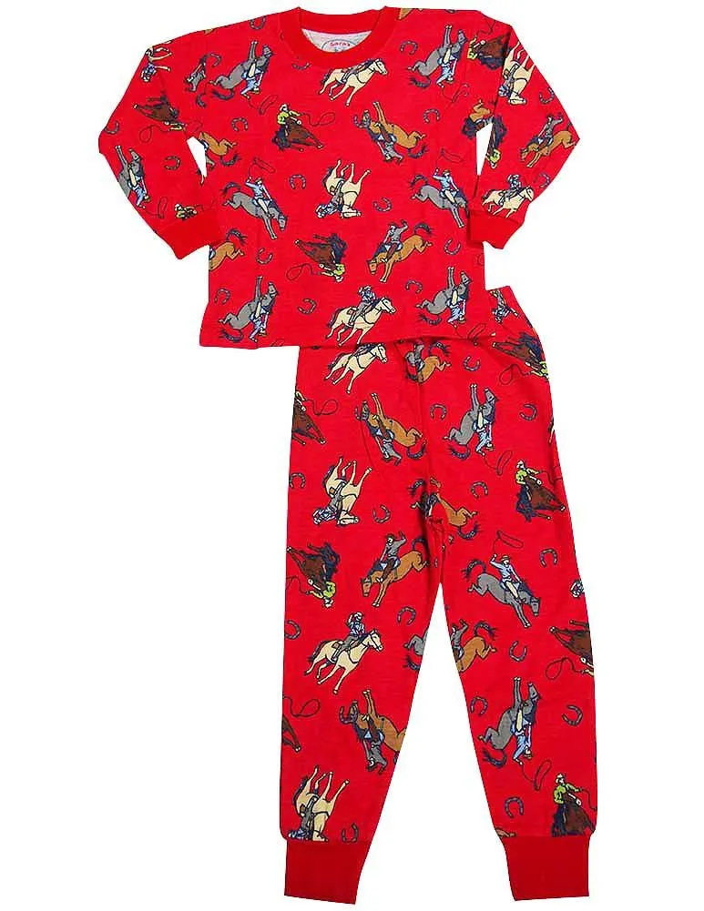 Sara's Prints Boys Girls Unisex Kids Long Sleeve 2 Piece Pajama Set, 37949