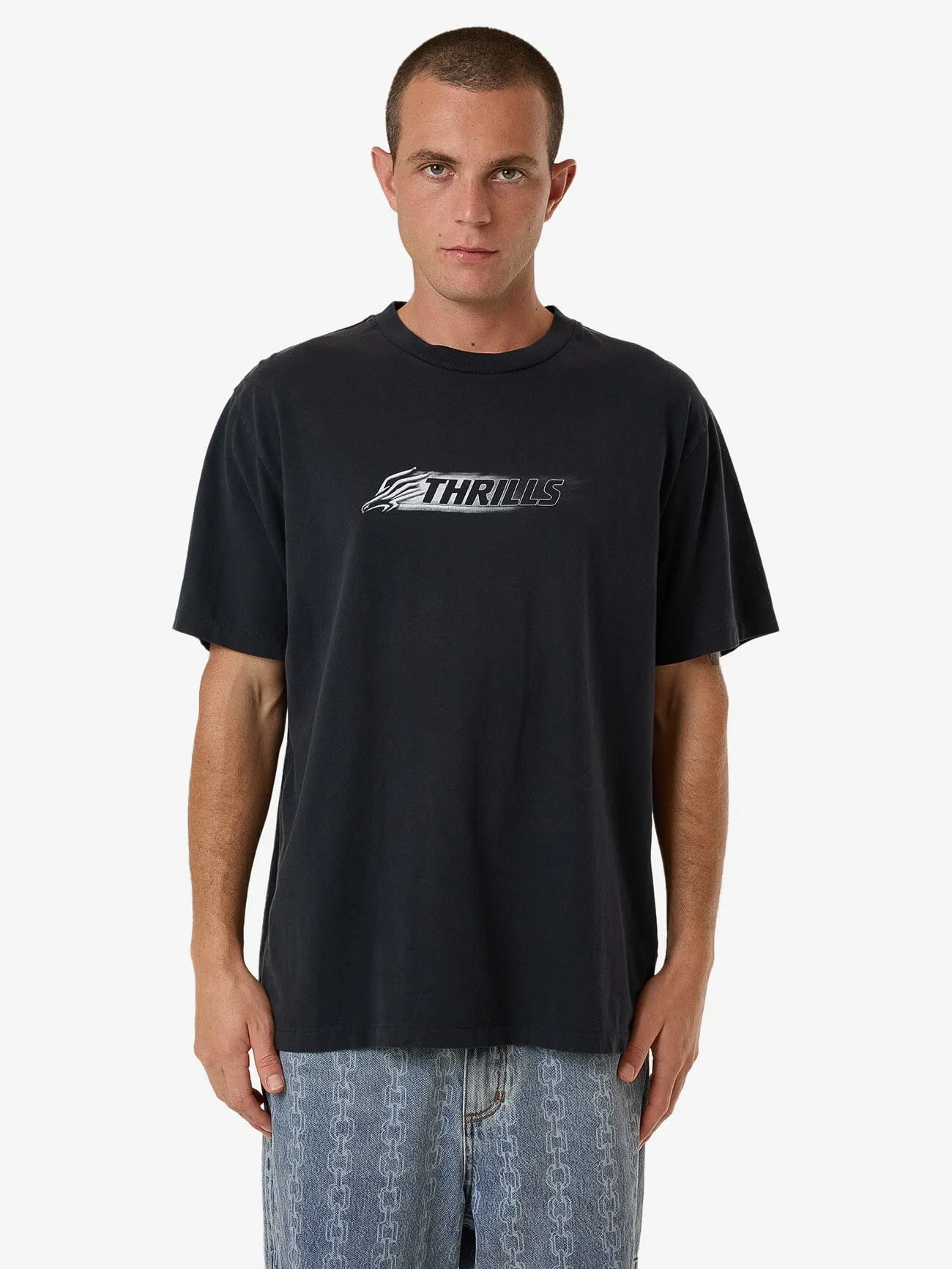 Speed Of Fury Merch Fit Tee - Twilight Black