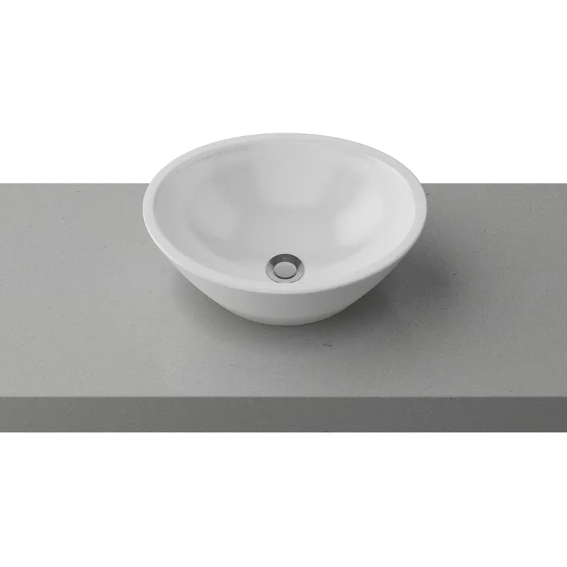 Timberline Elite Above Counter Basin - White Gloss