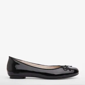 Tina Black Patent Leather Ballet Flat