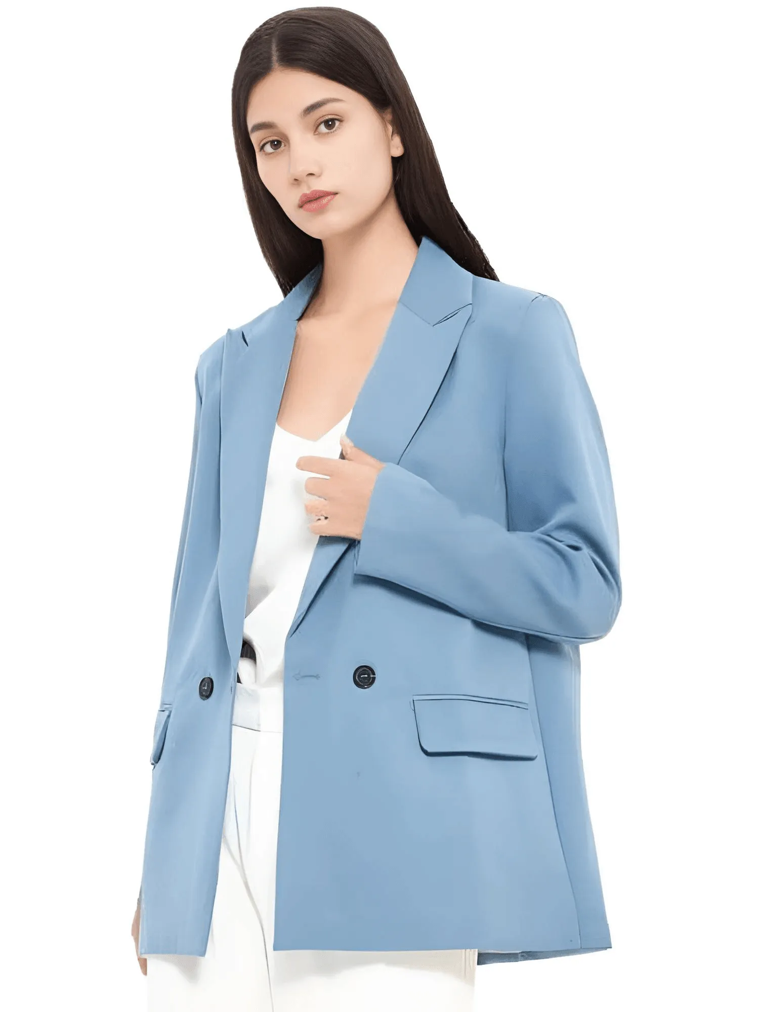 Women's Double Breasted Pocket Blazer