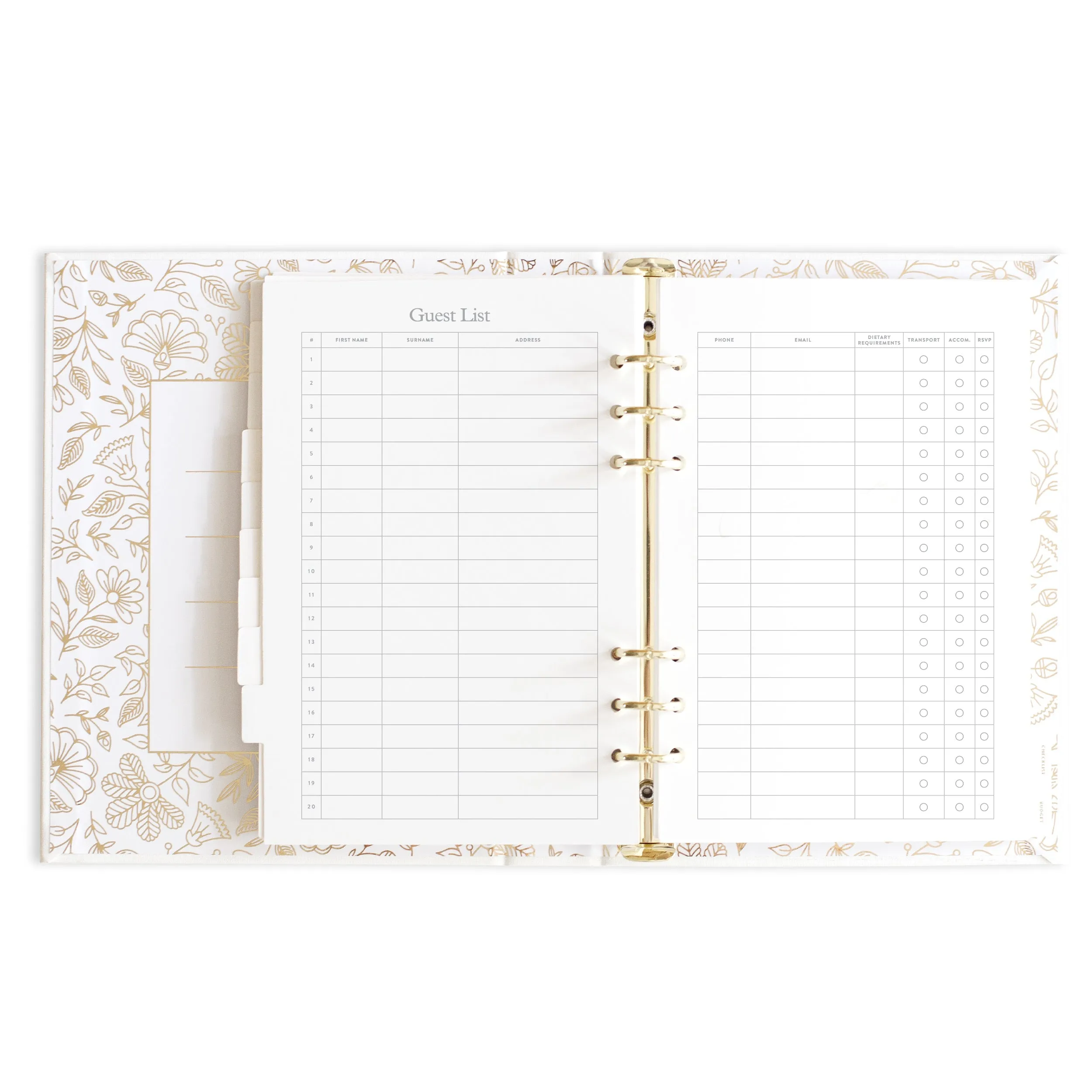 You   Me Wedding Planner Hard Cover Ivory