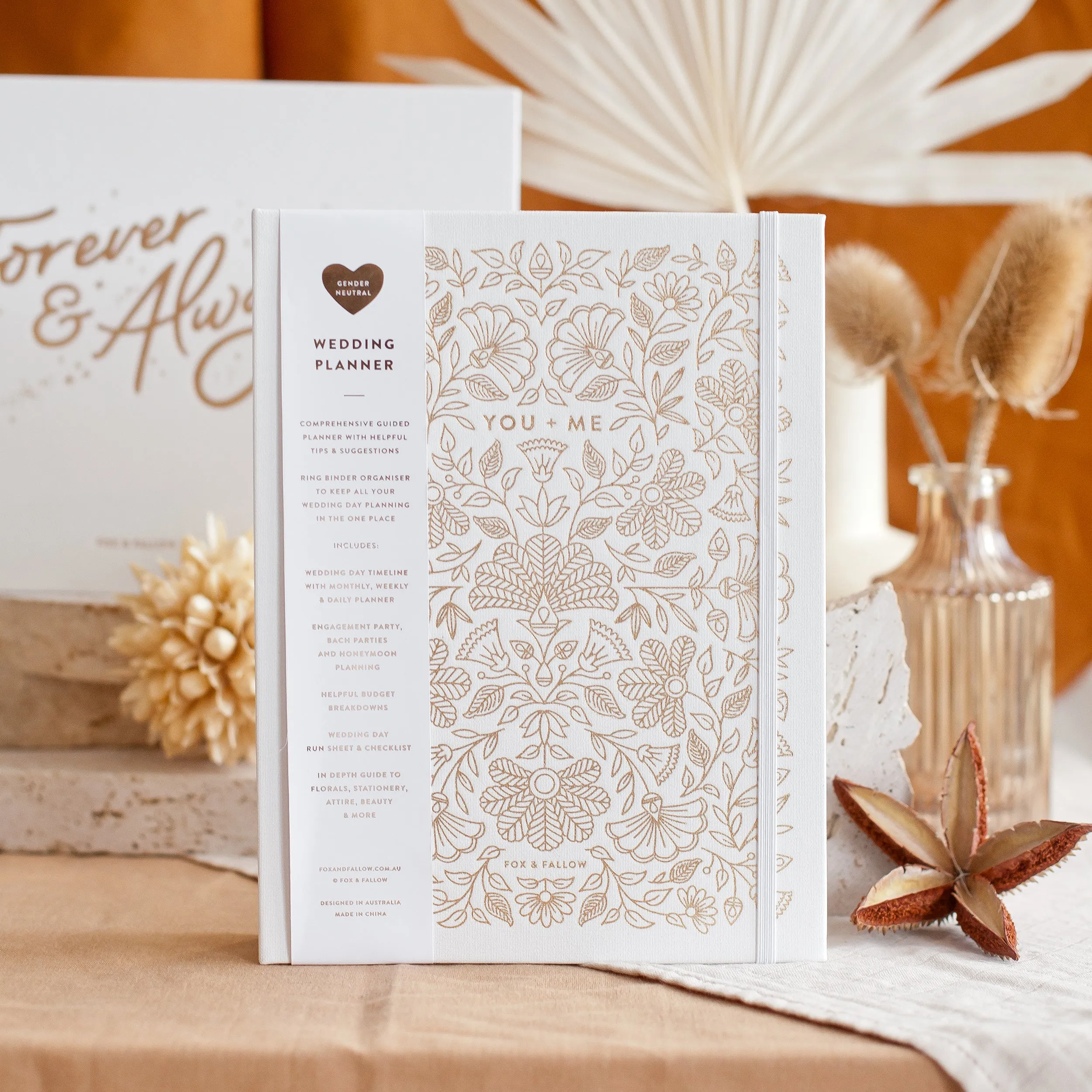 You   Me Wedding Planner Hard Cover Ivory